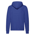 Royal Blue - Back - Fruit of the Loom Unisex Adult Lightweight Hooded Sweatshirt