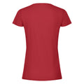 Red - Back - Fruit of the Loom Womens-Ladies Original Lady Fit T-Shirt
