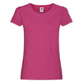 Fuchsia - Front - Fruit of the Loom Womens-Ladies Original Lady Fit T-Shirt