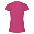 Fuchsia - Back - Fruit of the Loom Womens-Ladies Original Lady Fit T-Shirt