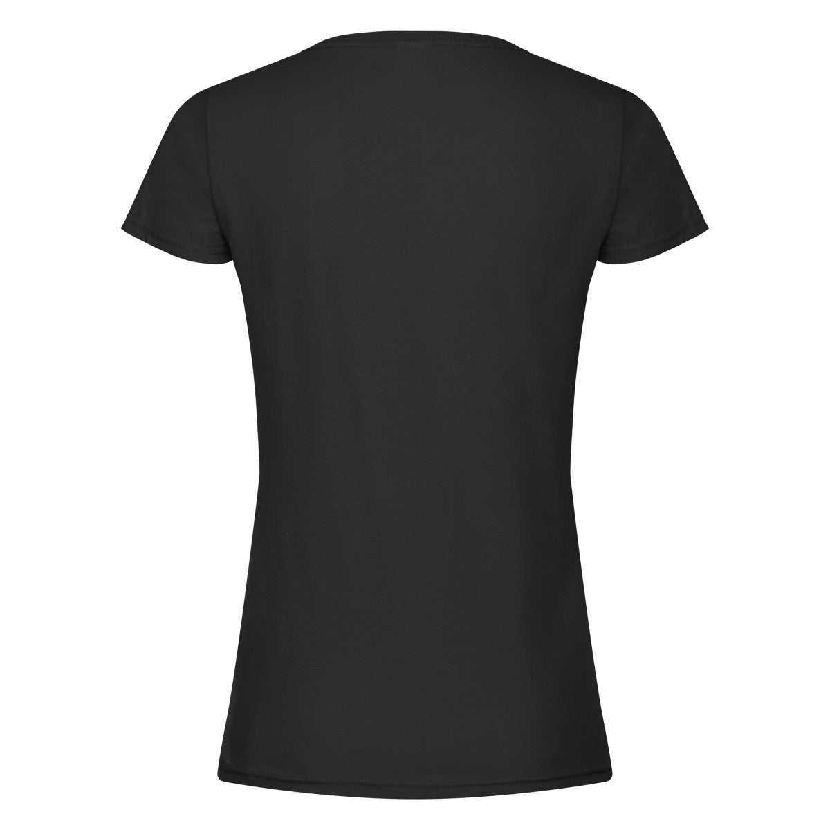 Black - Back - Fruit of the Loom Womens-Ladies Original Lady Fit T-Shirt