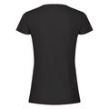 Black - Back - Fruit of the Loom Womens-Ladies Original Lady Fit T-Shirt
