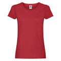 Red - Front - Fruit of the Loom Womens-Ladies Original Lady Fit T-Shirt