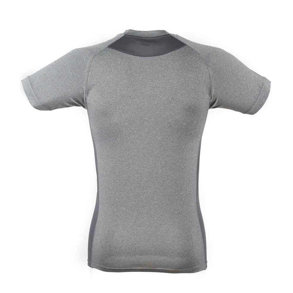 Grey Marl-Grey - Back - Tombo Mens Slim T-Shirt