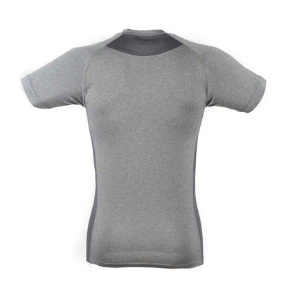 Grey Marl-Grey - Back - Tombo Mens Slim T-Shirt