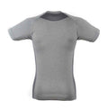 Grey Marl-Grey - Back - Tombo Mens Slim T-Shirt