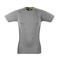 Grey Marl-Grey - Front - Tombo Mens Slim T-Shirt