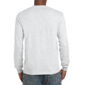 Ash - Pack Shot - Gildan Unisex Adult Ultra Plain Cotton Long-Sleeved T-Shirt