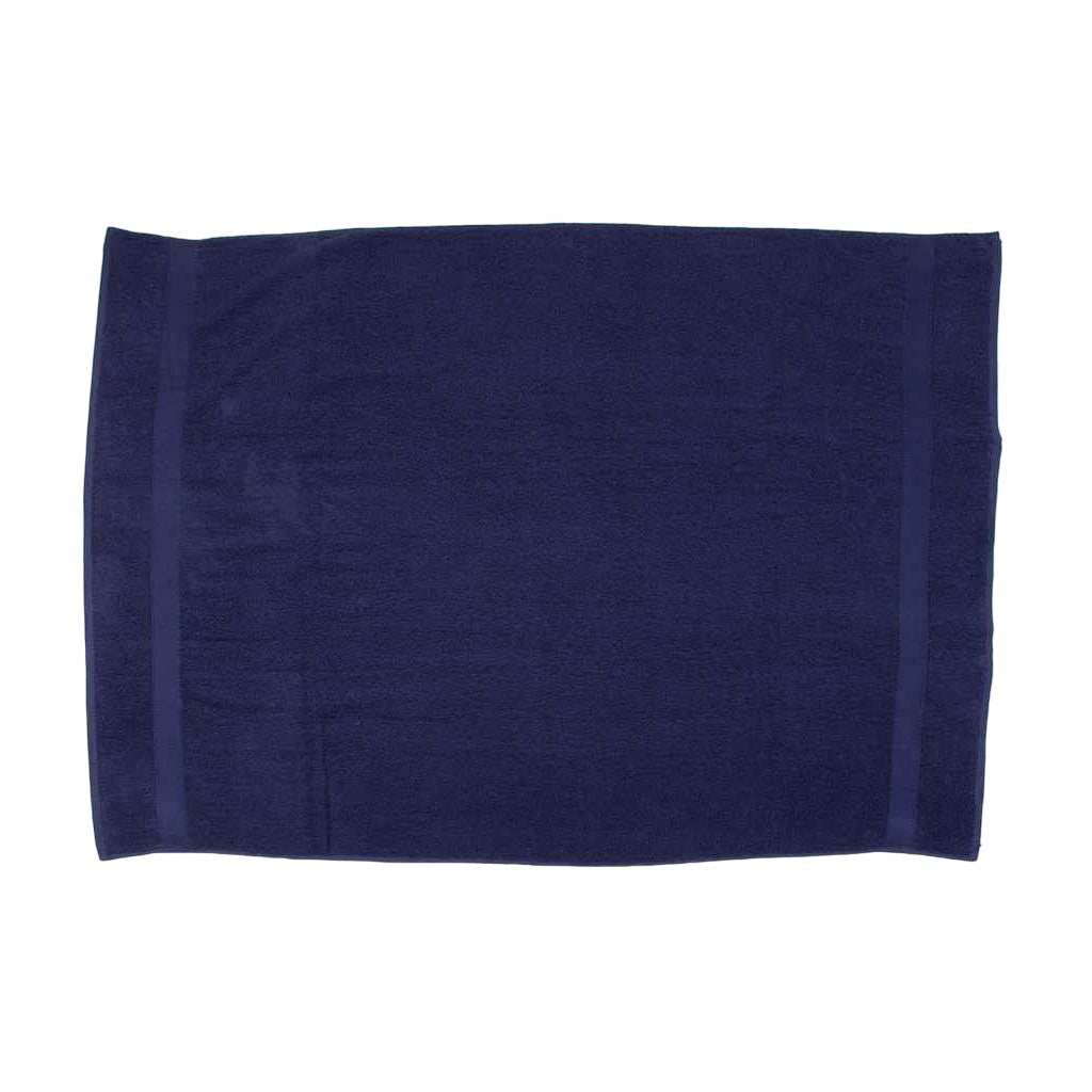 Navy - Front - Towel City Luxury Bath Sheet