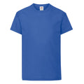Royal Blue - Front - Fruit of the Loom Childrens-Kids Original T-Shirt