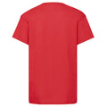 Red - Back - Fruit of the Loom Childrens-Kids Original T-Shirt