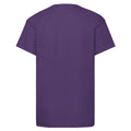 Purple - Back - Fruit of the Loom Childrens-Kids Original T-Shirt