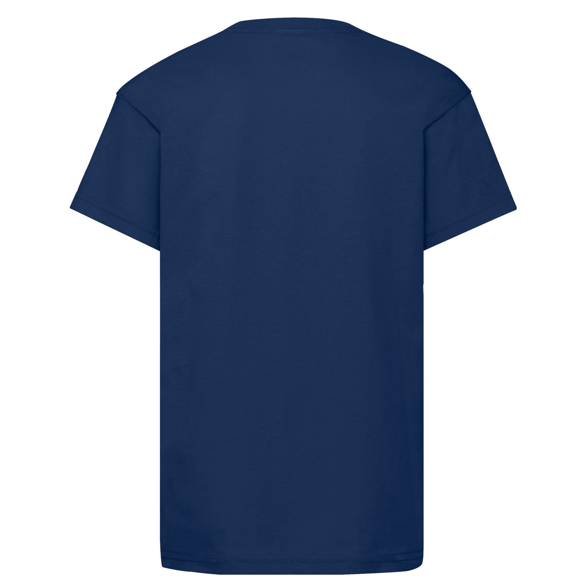 Navy - Back - Fruit Of The Loom Childrens-Kids Original T-Shirt