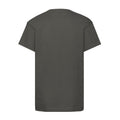 Light Graphite - Back - Fruit of the Loom Childrens-Kids Original T-Shirt