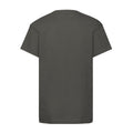 Light Graphite - Back - Fruit Of The Loom Childrens-Kids Original T-Shirt