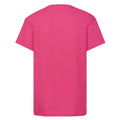 Fuchsia - Back - Fruit Of The Loom Childrens-Kids Original T-Shirt