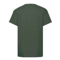 Bottle Green - Back - Fruit Of The Loom Childrens-Kids Original T-Shirt