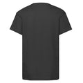 Black - Back - Fruit of the Loom Childrens-Kids Original T-Shirt