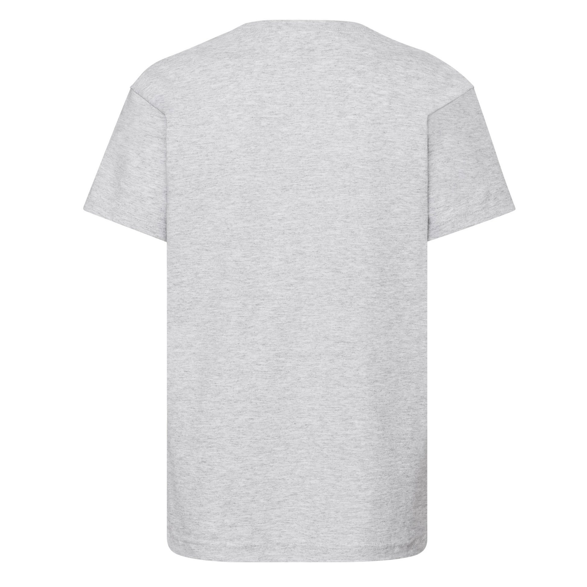 Heather Grey - Back - Fruit of the Loom Childrens-Kids Original Heather T-Shirt