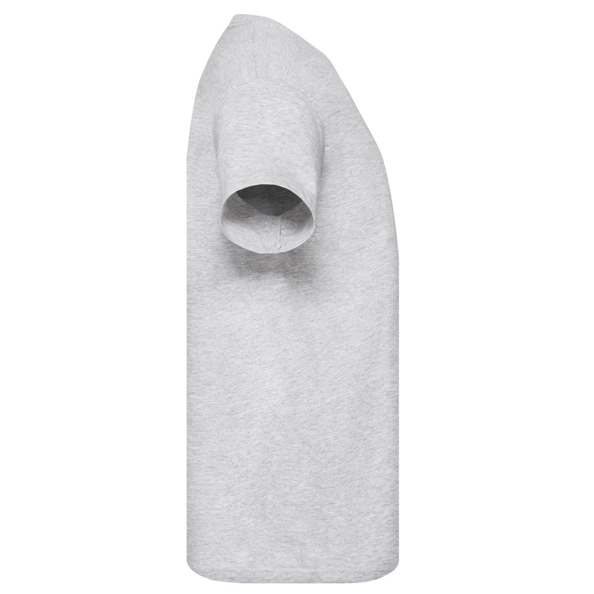 Heather Grey - Side - Fruit of the Loom Childrens-Kids Original Heather T-Shirt