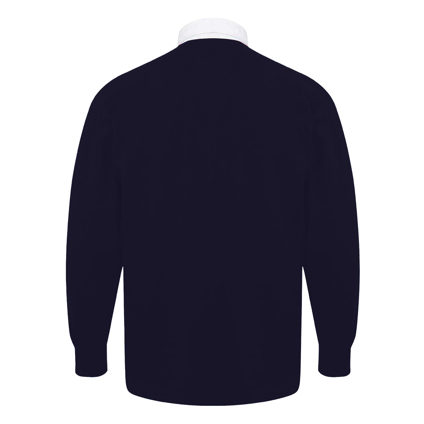 Navy - Back - Front Row Mens Original Rugby Shirt