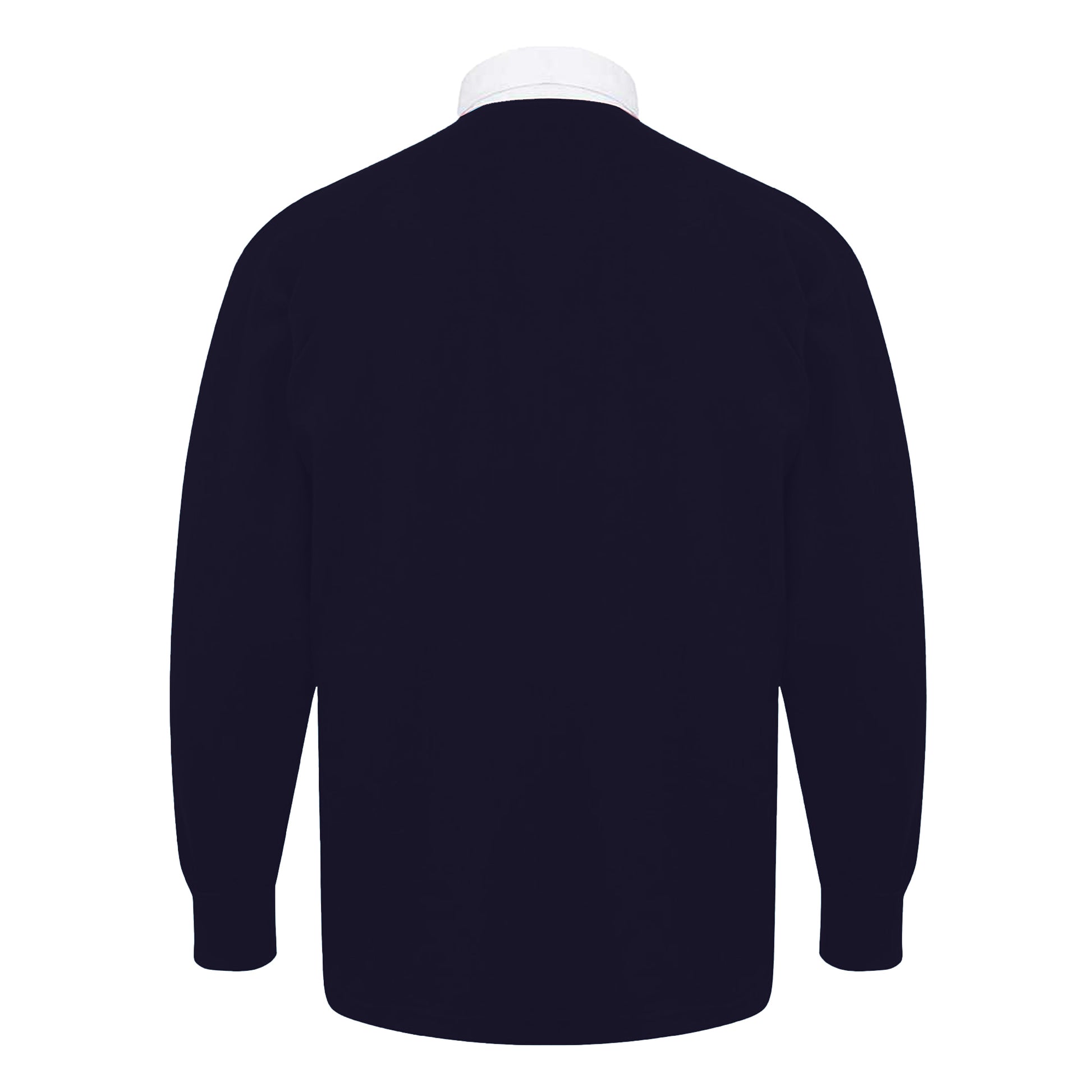 Navy - Back - Front Row Mens Original Rugby Shirt