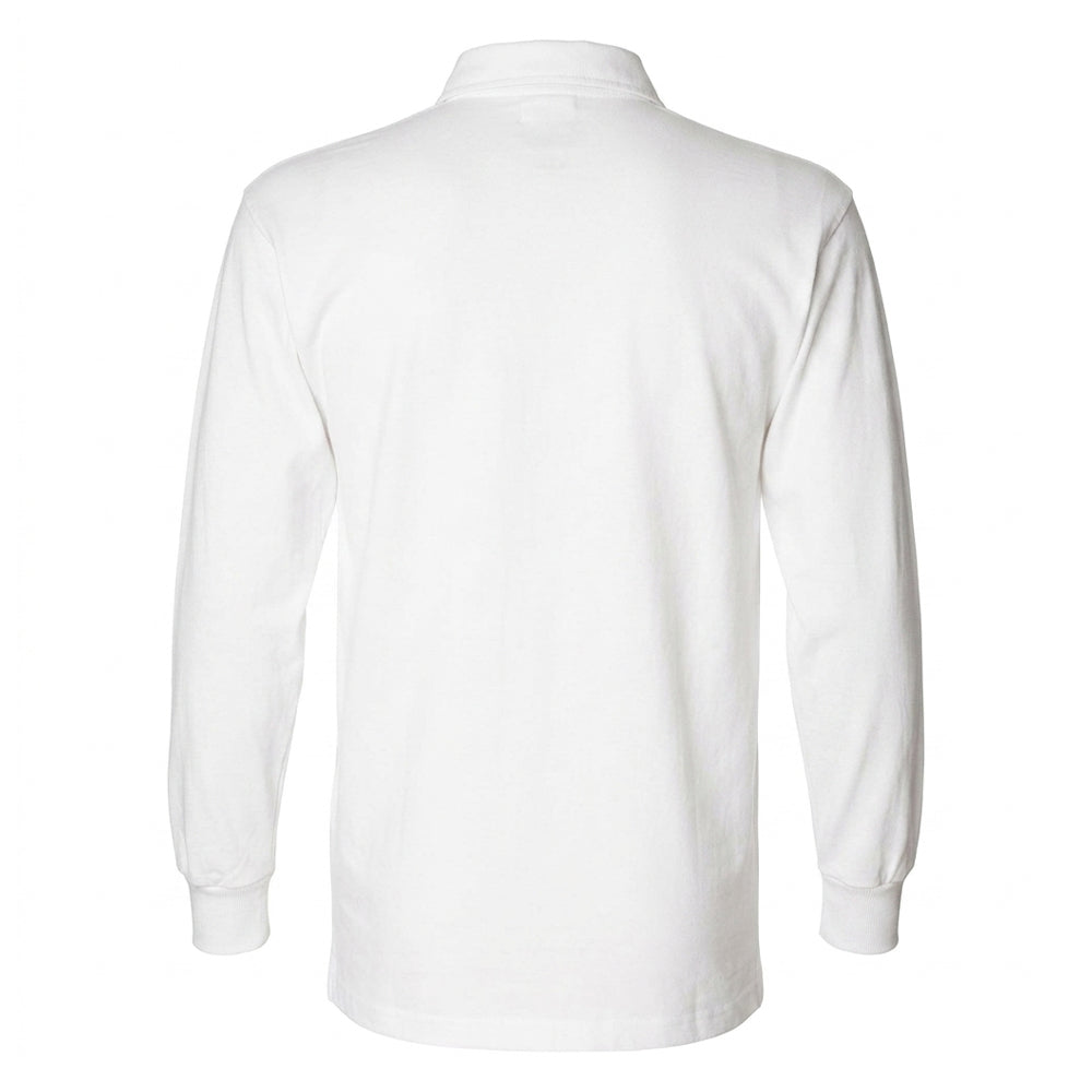 White - Back - Front Row Mens Original Rugby Shirt