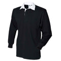 Black - Front - Front Row Mens Original Rugby Shirt