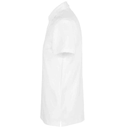 Optic White - Side - NEOBLU Mens Owen Pique Polo Shirt