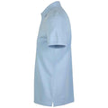 Soft Blue - Side - NEOBLU Mens Owen Pique Polo Shirt