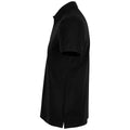 Deep Black - Side - NEOBLU Mens Owen Pique Polo Shirt