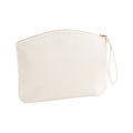 Natural - Front - Westford Mill EarthAware Spring Organic Wristlet Pouch