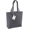 Graphic Grey - Front - Westford Mill Organic Cotton 16L Shopper Bag