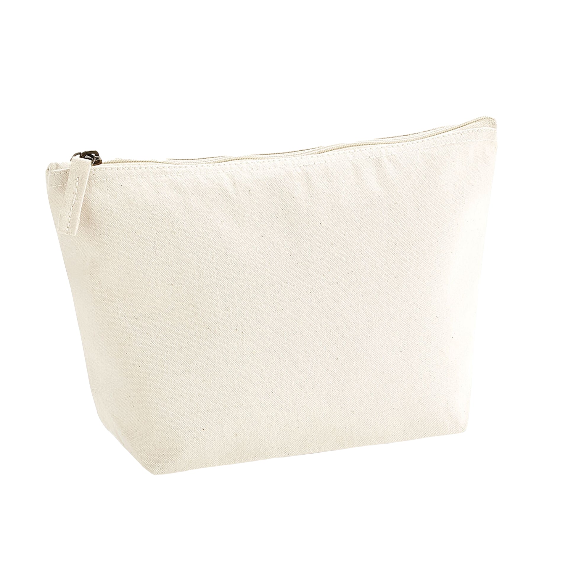 Natural - Back - Westford Mill EarthAware Organic 1L Accessory Bag