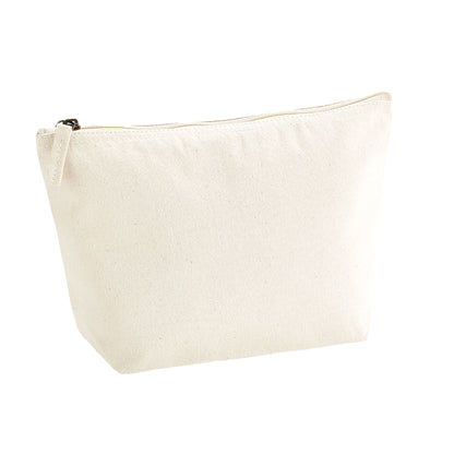 Natural - Back - Westford Mill EarthAware Organic 1L Accessory Bag