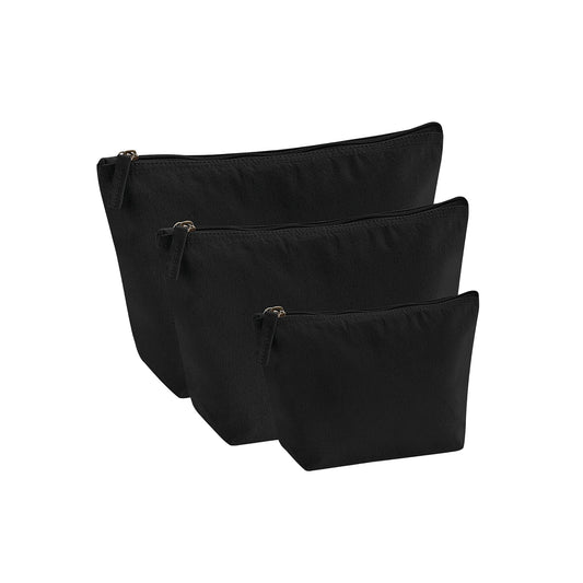 Black - Front - Westford Mill EarthAware Organic 1L Accessory Bag