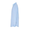 Pale Blue - Side - Premier Unisex Adult Poplin Stretch Long-Sleeved Shirt