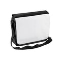 Black - Front - Bagbase Sublimation Messenger Bag
