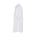 White - Side - Premier Mens Poplin Stretch Short-Sleeved Shirt