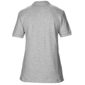 Sports Grey - Back - Gildan Mens Hammer Plain Double Piqué Polo Shirt