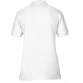 White - Back - Gildan Mens Premium Double Piqué Polo Shirt