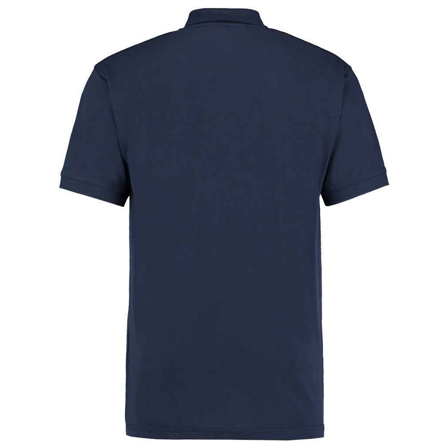Navy - Back - Kustom Kit Mens Workwear Heather Polo Shirt