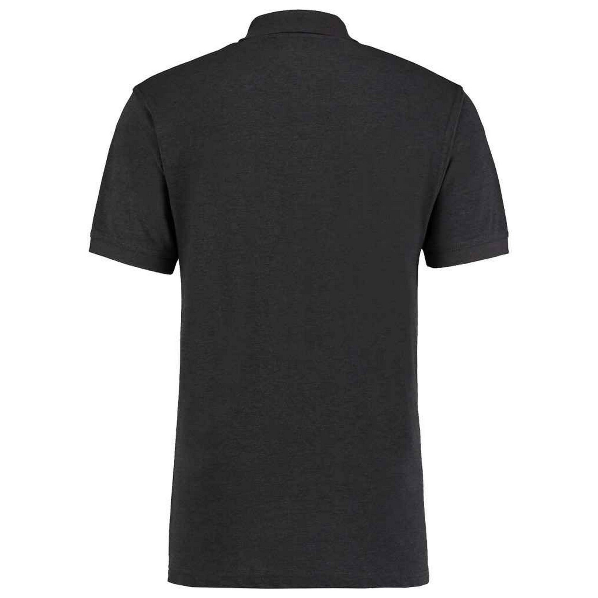Graphite - Back - Kustom Kit Mens Workwear Heather Polo Shirt