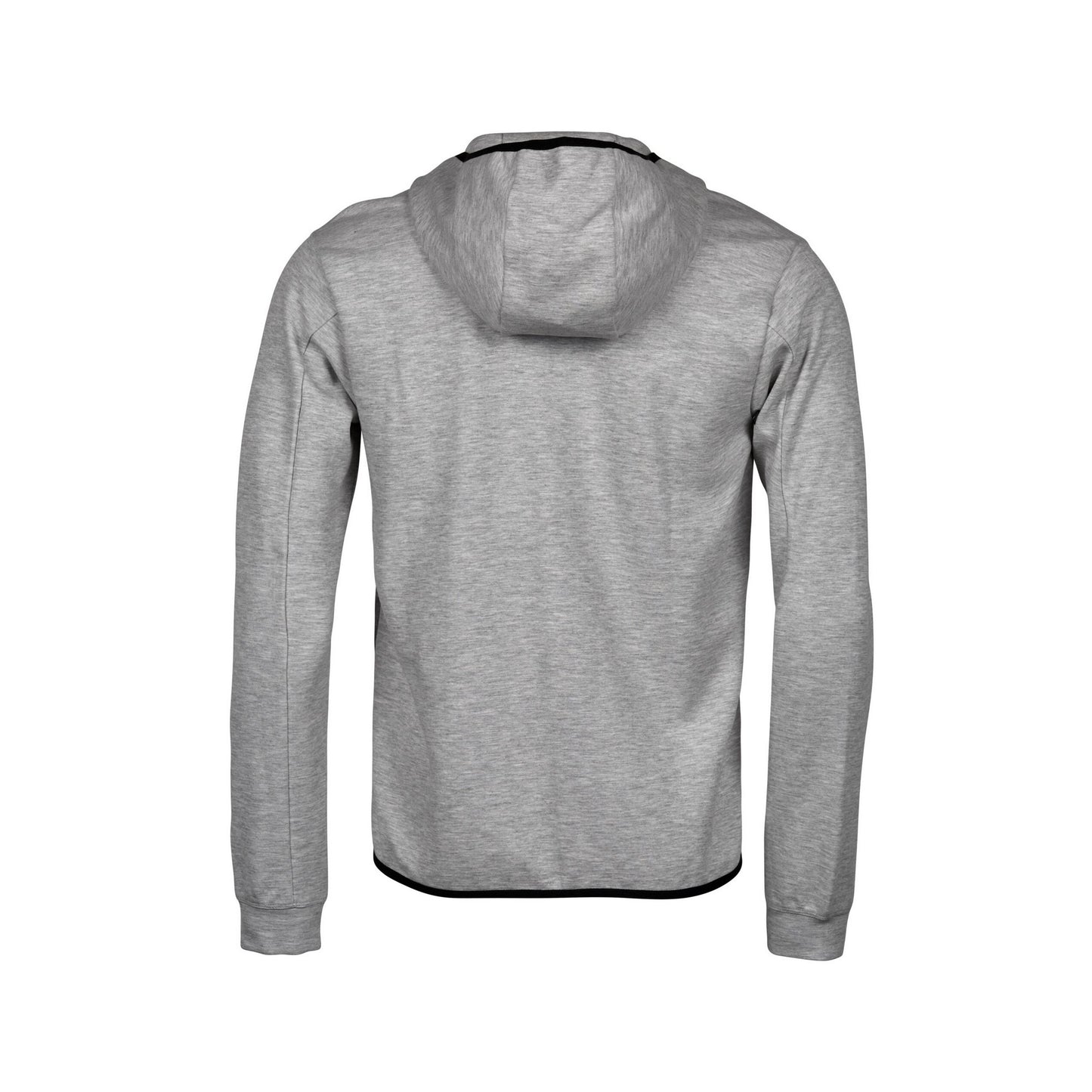 Heather Grey - Back - Tee Jays Mens Full Zip Athletic Hoodie
