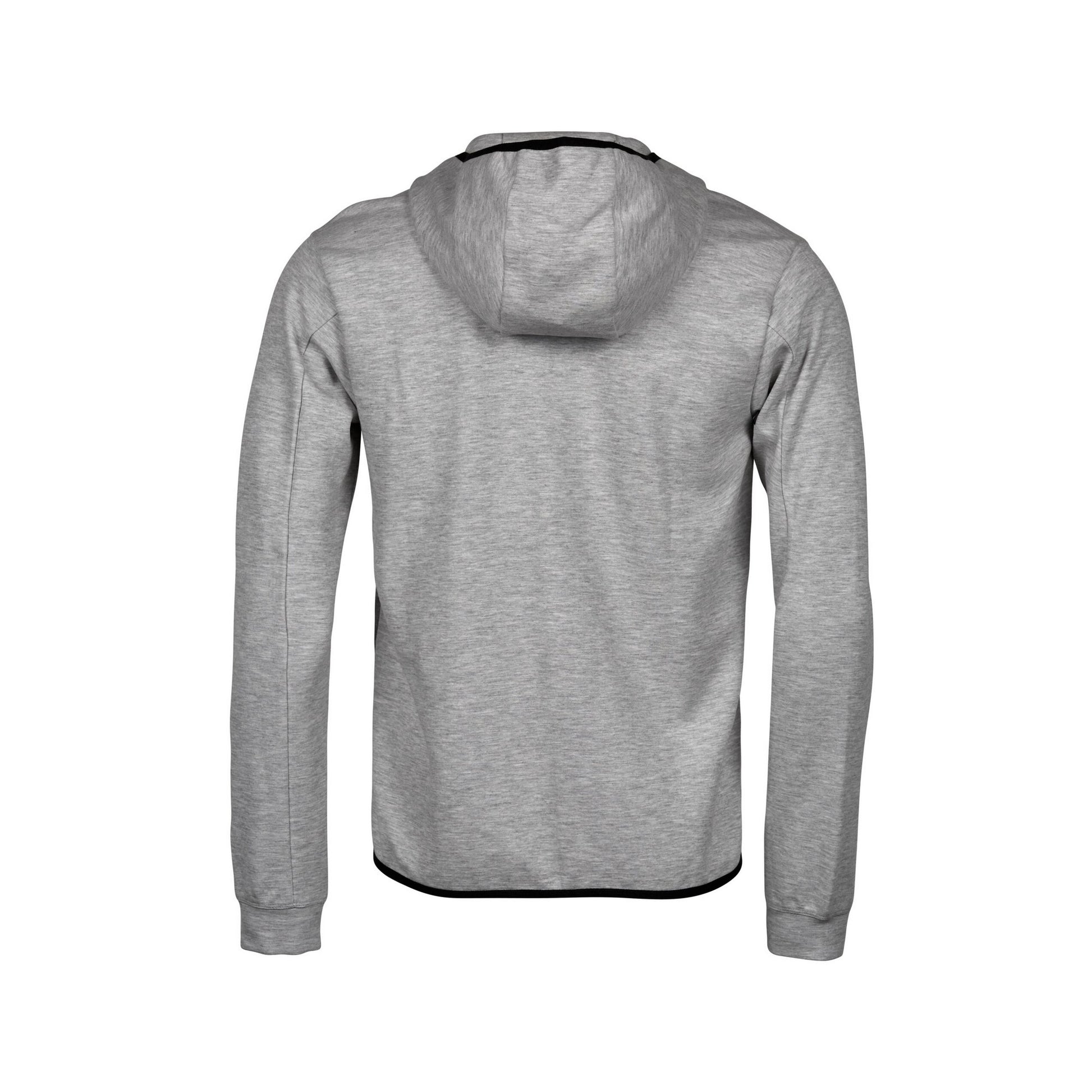 Heather Grey - Back - Tee Jays Mens Full Zip Athletic Hoodie