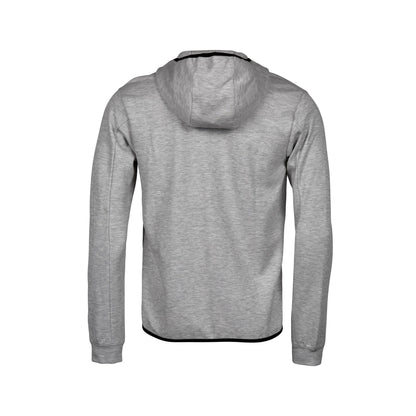 Heather Grey - Back - Tee Jays Mens Full Zip Athletic Hoodie