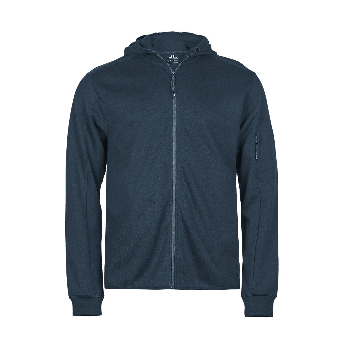 Ink Blue - Front - Tee Jays Mens Full Zip Athletic Hoodie