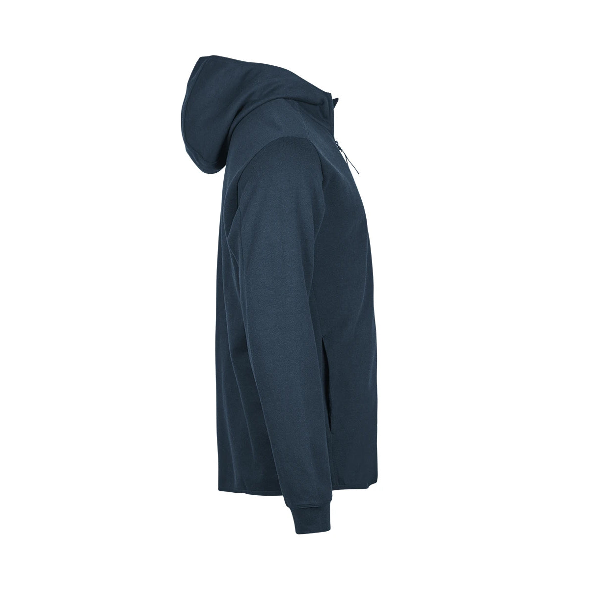 Ink Blue - Side - Tee Jays Mens Full Zip Athletic Hoodie