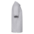 Heather Grey - Side - Fruit of the Loom Mens Premium Heather Polo Shirt