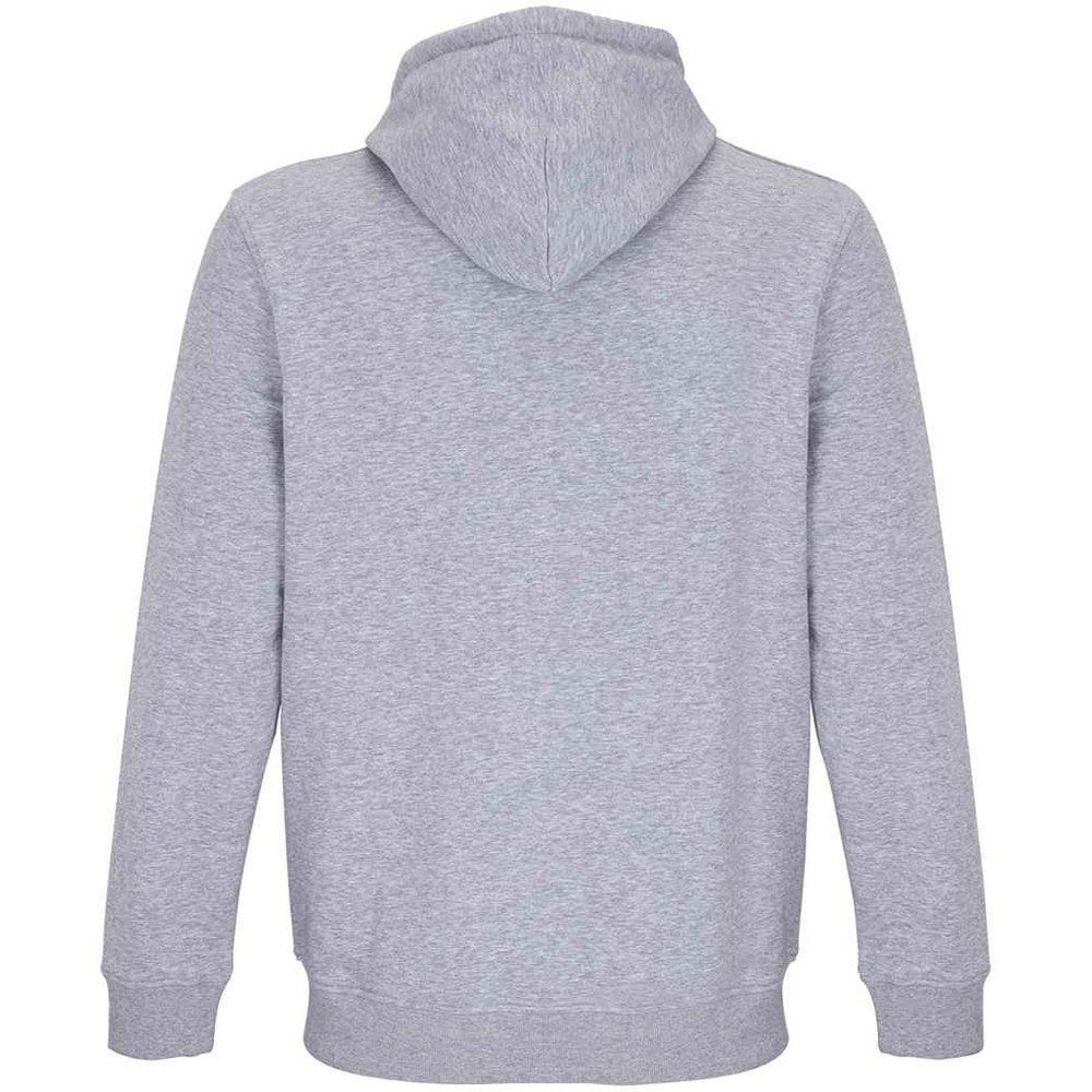 Grey Marl - Back - SOLS Unisex Adult Calipso Marl Full Zip Hoodie